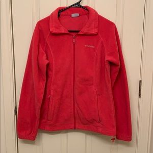 Large Columbia Pink Sweater